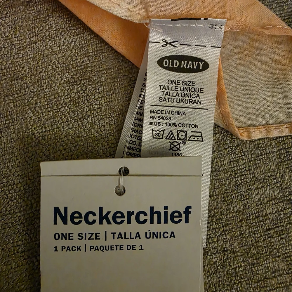 Old Navy - Peach Scarf with Ring